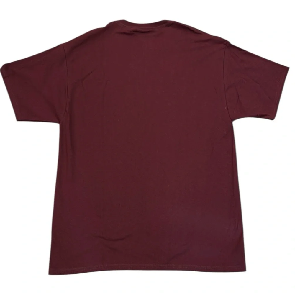 Champion Harvard Boston Accent Graphic Tee Red White Large Funny College Shirt - Picture 5 of 8